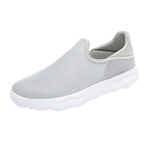 Freizeitschuhe Herren Leder, Orthopädische Wanderschuhe, Komfortabel Walkingschuhe Mesh Atmungsaktiv Laufschuhe Soft Sole Freizeitschuhe Trendy Turnschuhe Fitnessschuhe Joggingschuhe von EMAlusher