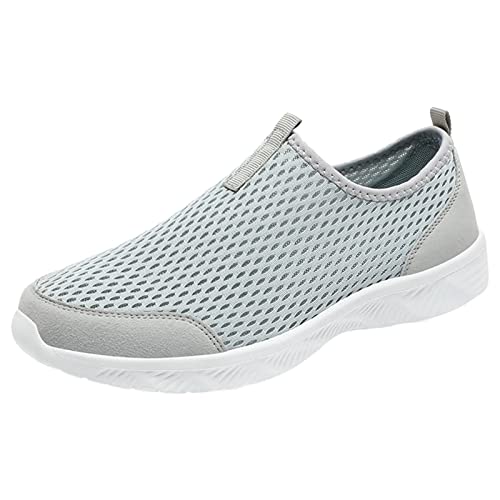 Freizeitschuhe Herren Leder, Sneaker Atmungsaktiv Herren, Mesh Atmungsaktiv Komfortabel Walkingschuhe Outdoors Laufschuhe Soft Sole Freizeitschuhe Mode Turnschuhe Fitnessschuhe Joggingschuhe von EMAlusher