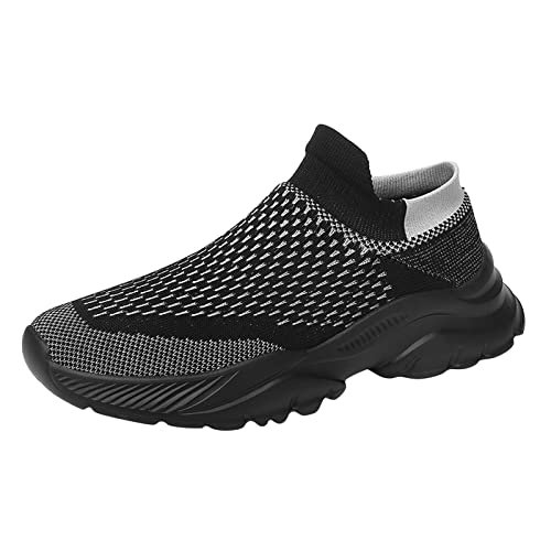 Herren Sportschuhe, Herren Leichte Sneakers, Mesh Atmungsaktiv Bequeme Walkingschuhe Outdoor Laufschuhe Soft Sole Freizeitschuhe Trendy Turnschuhe Trekkingschuhe Fitnessschuhe Joggingschuhe von EMAlusher