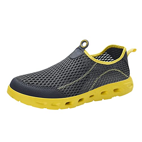 Sneakers Schuhe Herren, Turnschuhe Für Frauen, Mesh Atmungsaktiv Komfortabel Walkingschuhe Outdoors Laufschuhe Soft Sole Freizeitschuhe Trendy Turnschuhe Fitnessschuhe Joggingschuhe von EMAlusher