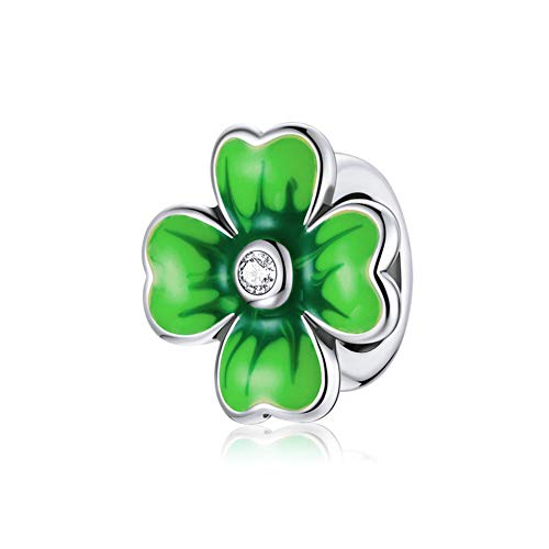 EMEMcharm "Glücksklee Charm 925 Silber Vierblättrige Blatt Bead Glücksbringer GM16 EMEMcharm "Glücksklee Charm 925 Silber Vierblättrige Blatt Bead Glücksbringer GM16 von EMEMcharm