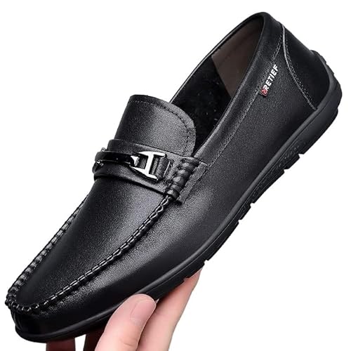 EMEPE Einzelne Saison Lässige Herrenschuhe aus echtem Rindsleder, weicher Boden, weiche Oberfläche, for Hineinschlüpfen, for Hineinschlüpfen, Faule Loafer, Business-Doudou-Schuhe Sehr beliebt von EMEPE