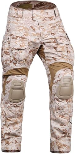 EMERSONGEAR Gen3 Paintballhose mit Knieschützer, Kampfhose Army Airsoft Kampf BDU Hose von EMERSONGEAR