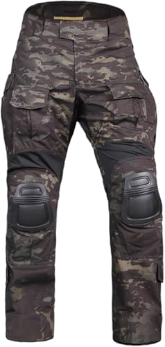 EMERSONGEAR Gen3 Paintballhose mit Knieschützer, Kampfhose Army Airsoft Kampf BDU Hose von EMERSONGEAR