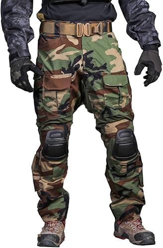 EMERSONGEAR Gen3 Paintballhose mit Knieschützer, Kampfhose Army Airsoft Kampf BDU Hose von EMERSONGEAR