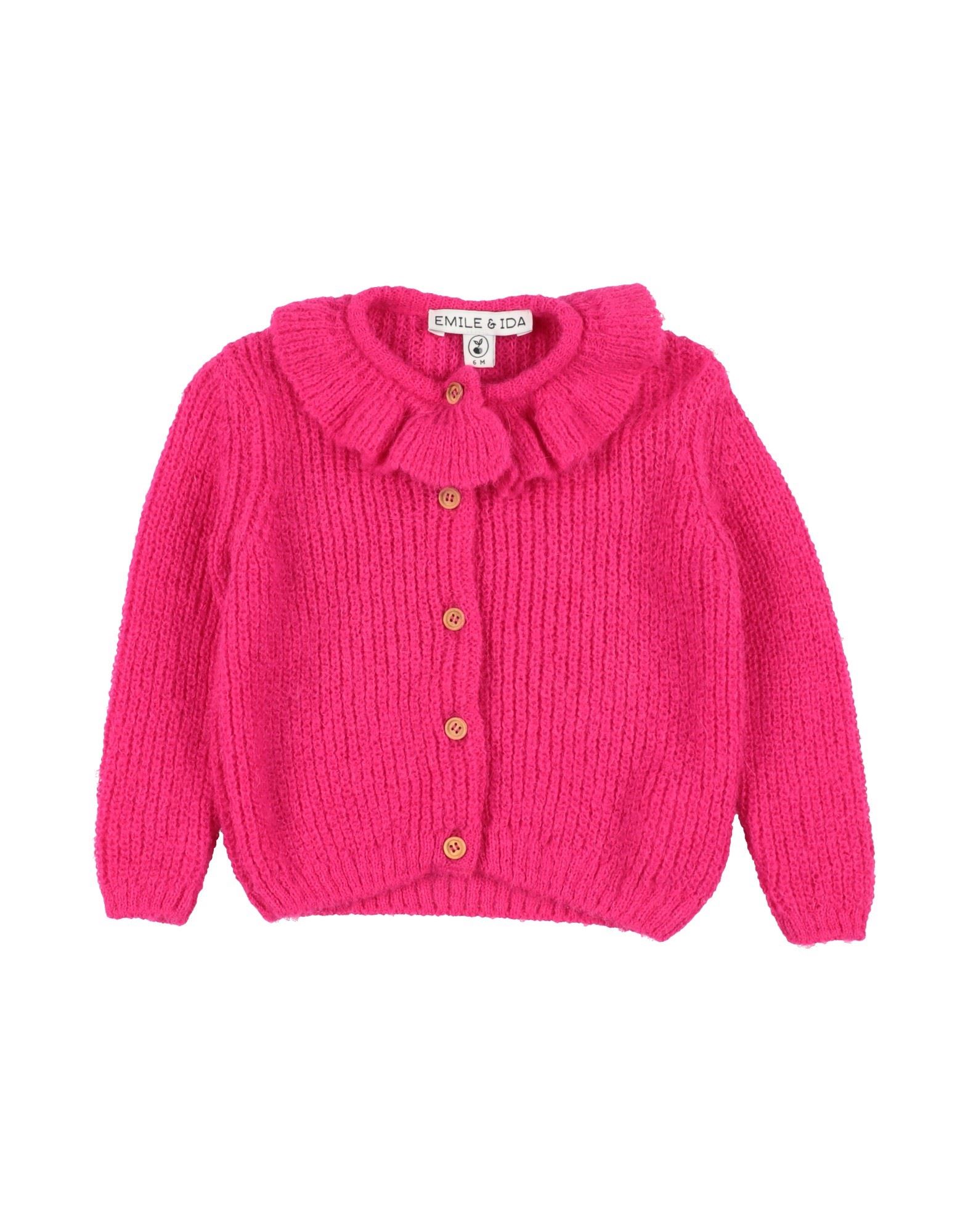 EMILE ET IDA Strickjacke Kinder Fuchsia EMILE ET IDA Strickjacke Kinder Fuchsia von EMILE ET IDA