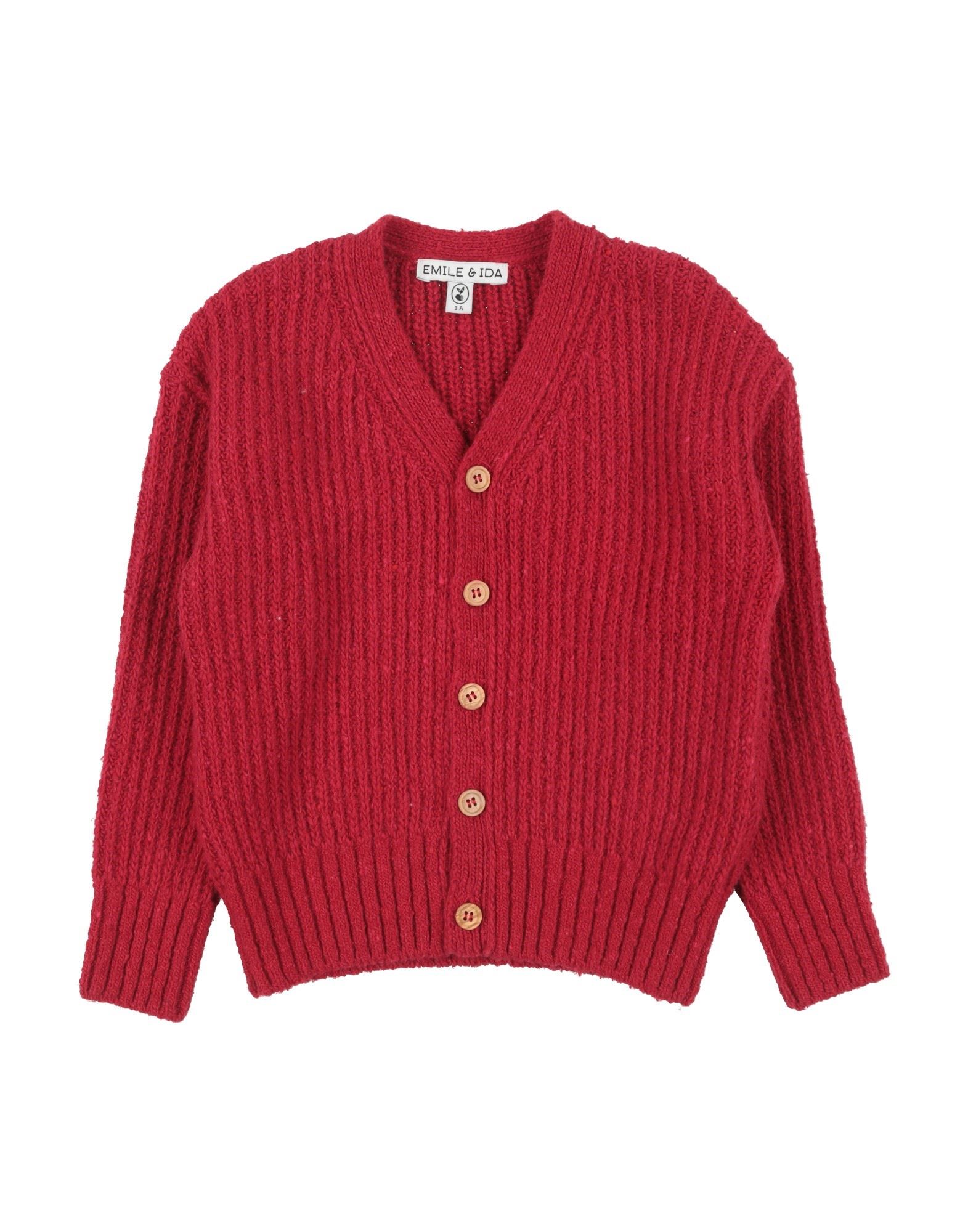 EMILE ET IDA Strickjacke Kinder Rot EMILE ET IDA Strickjacke Kinder Rot von EMILE ET IDA