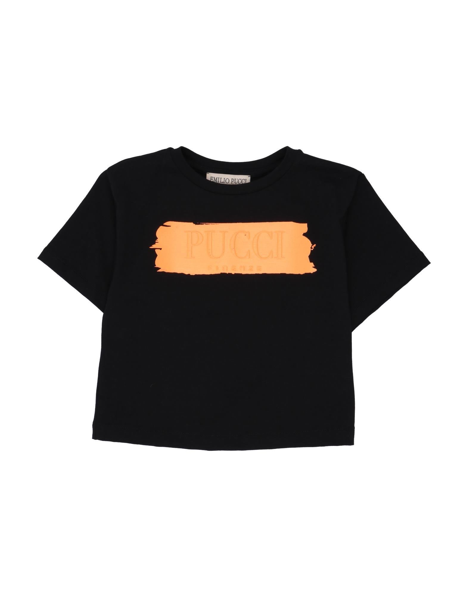 PUCCI T-shirts Kinder Schwarz von PUCCI