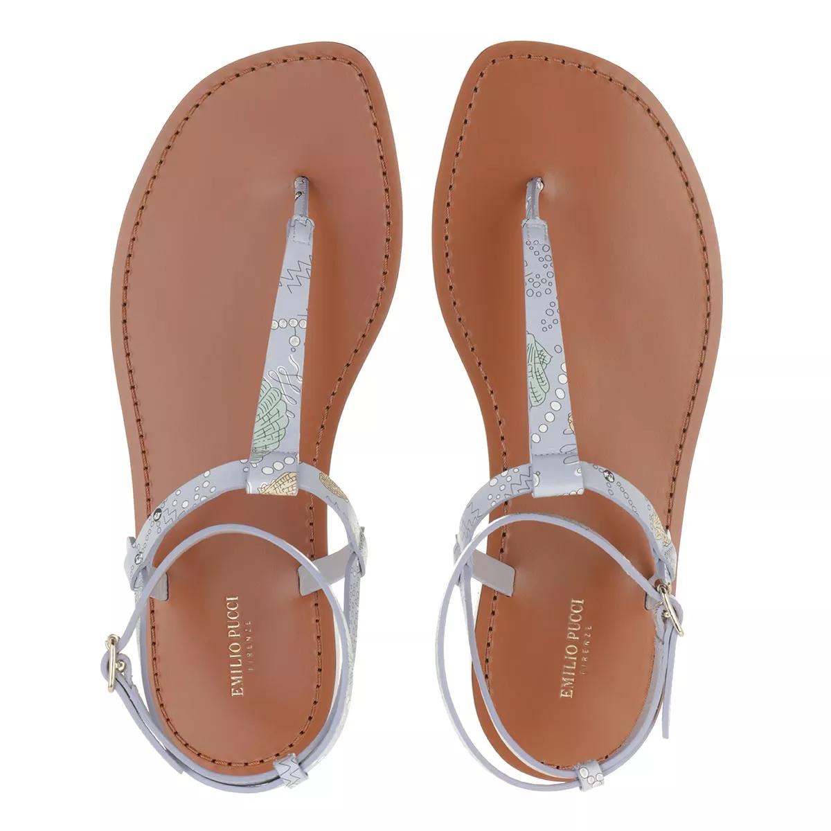 Emilio Pucci Sandalen & Sandaletten - Thongs Conchiglie Baby - Gr. 36 (EU) - in Grau - für Damen von EMILIO PUCCI