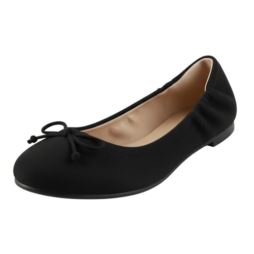 EMMA NEW YORK Misha-Parent Flats, Blacksu, 38.5 EU von EMMA NEW YORK