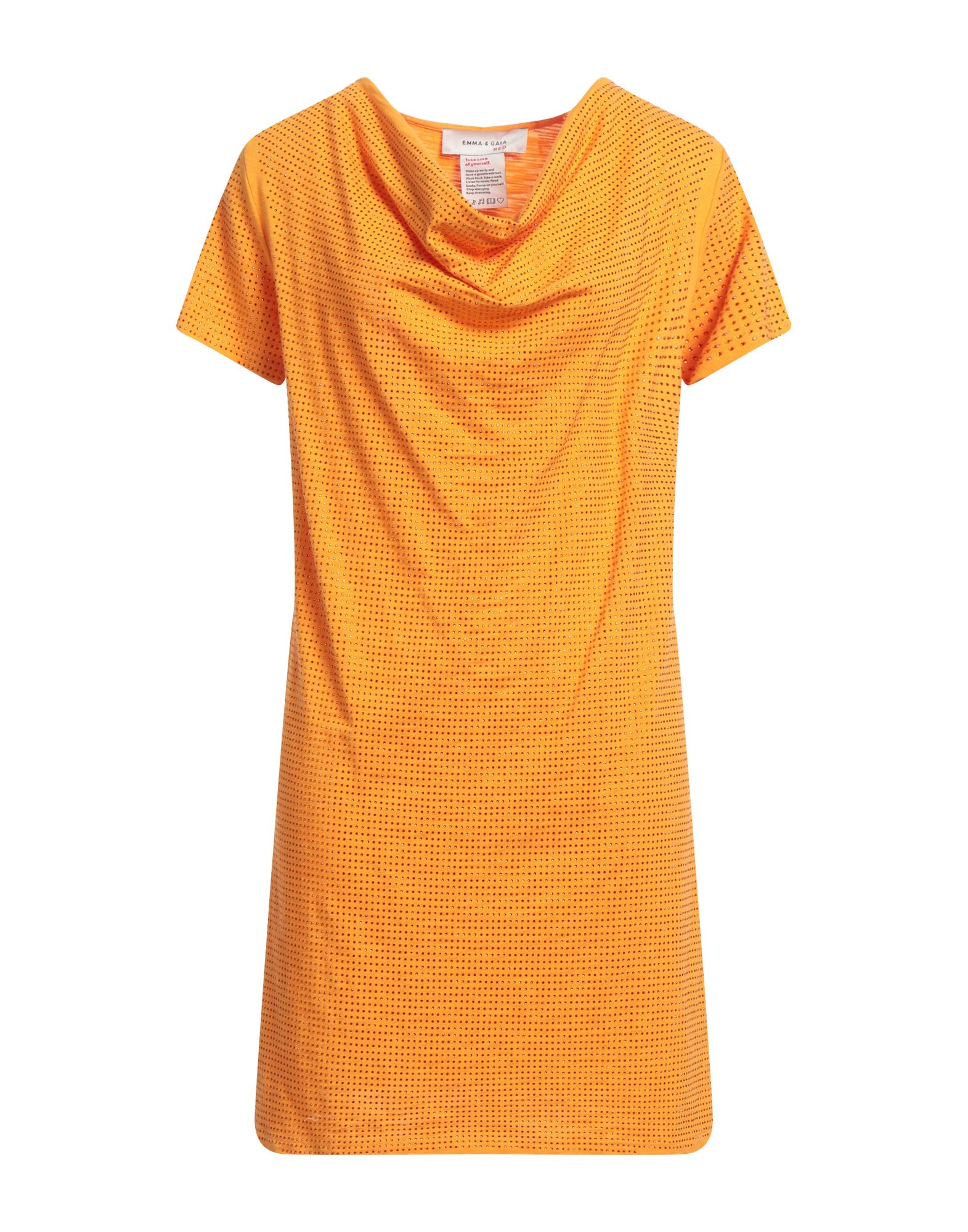 EMMA & GAIA RED Mini-kleid Damen Orange von EMMA & GAIA RED