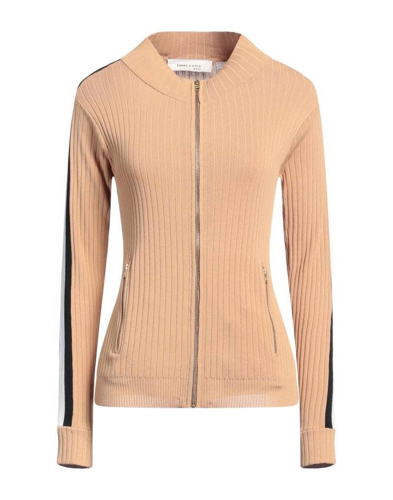 EMMA & GAIA RED Strickjacke Damen Sand von EMMA & GAIA RED