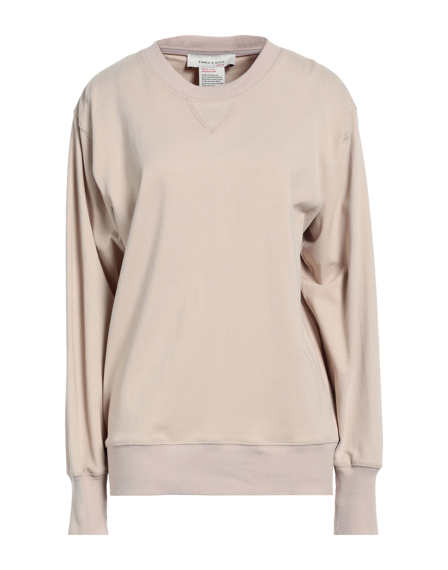 EMMA & GAIA RED Sweatshirt Damen Beige von EMMA & GAIA RED