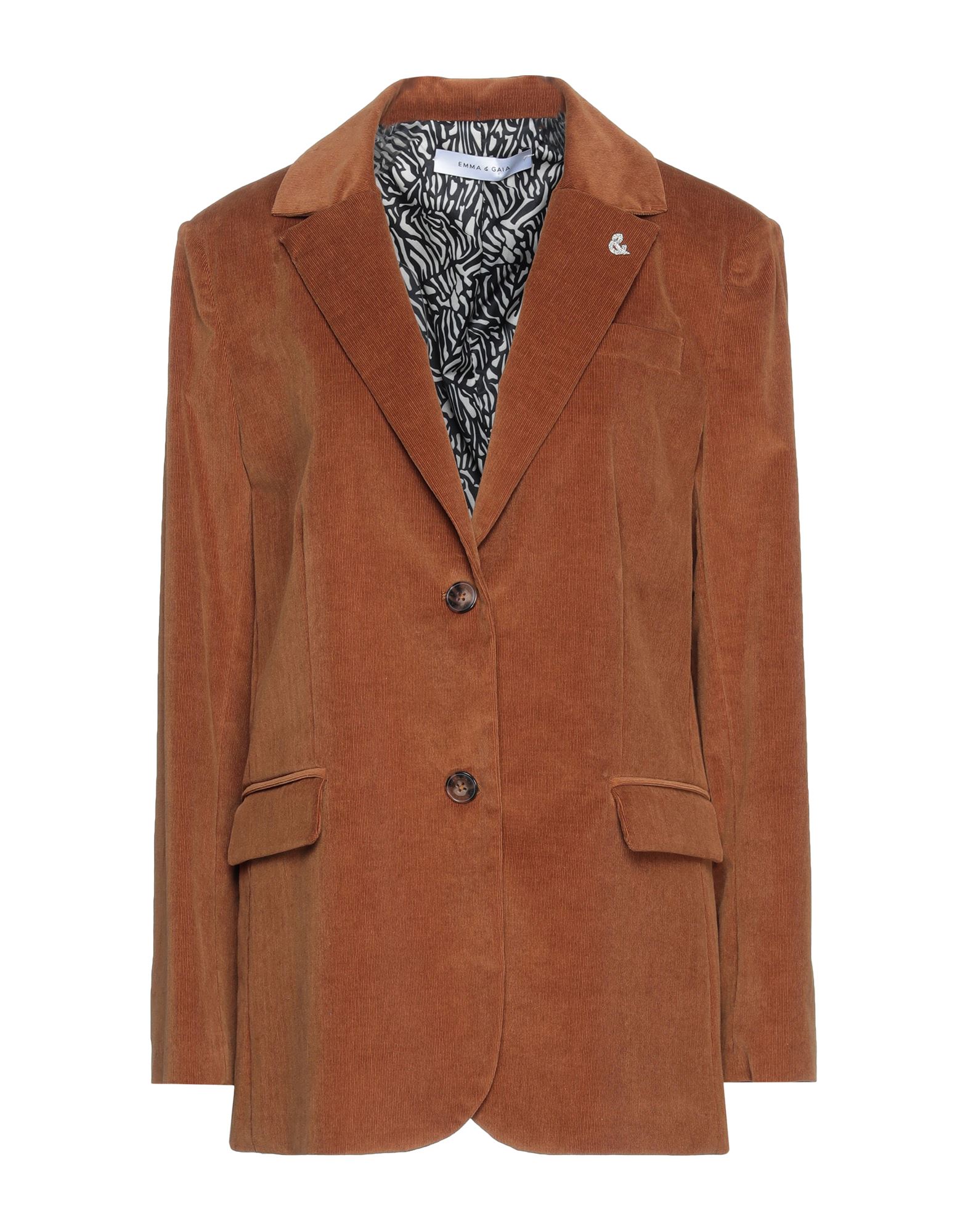 EMMA & GAIA Blazer Damen Braun von EMMA & GAIA