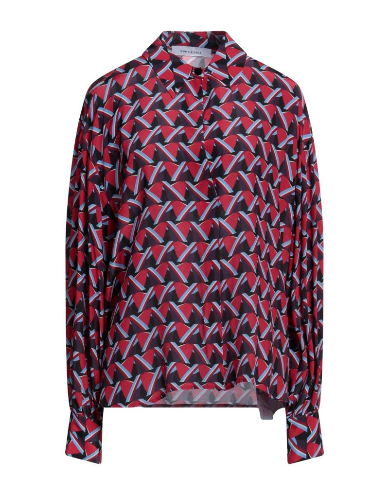 EMMA & GAIA Hemd Damen Rot von EMMA & GAIA
