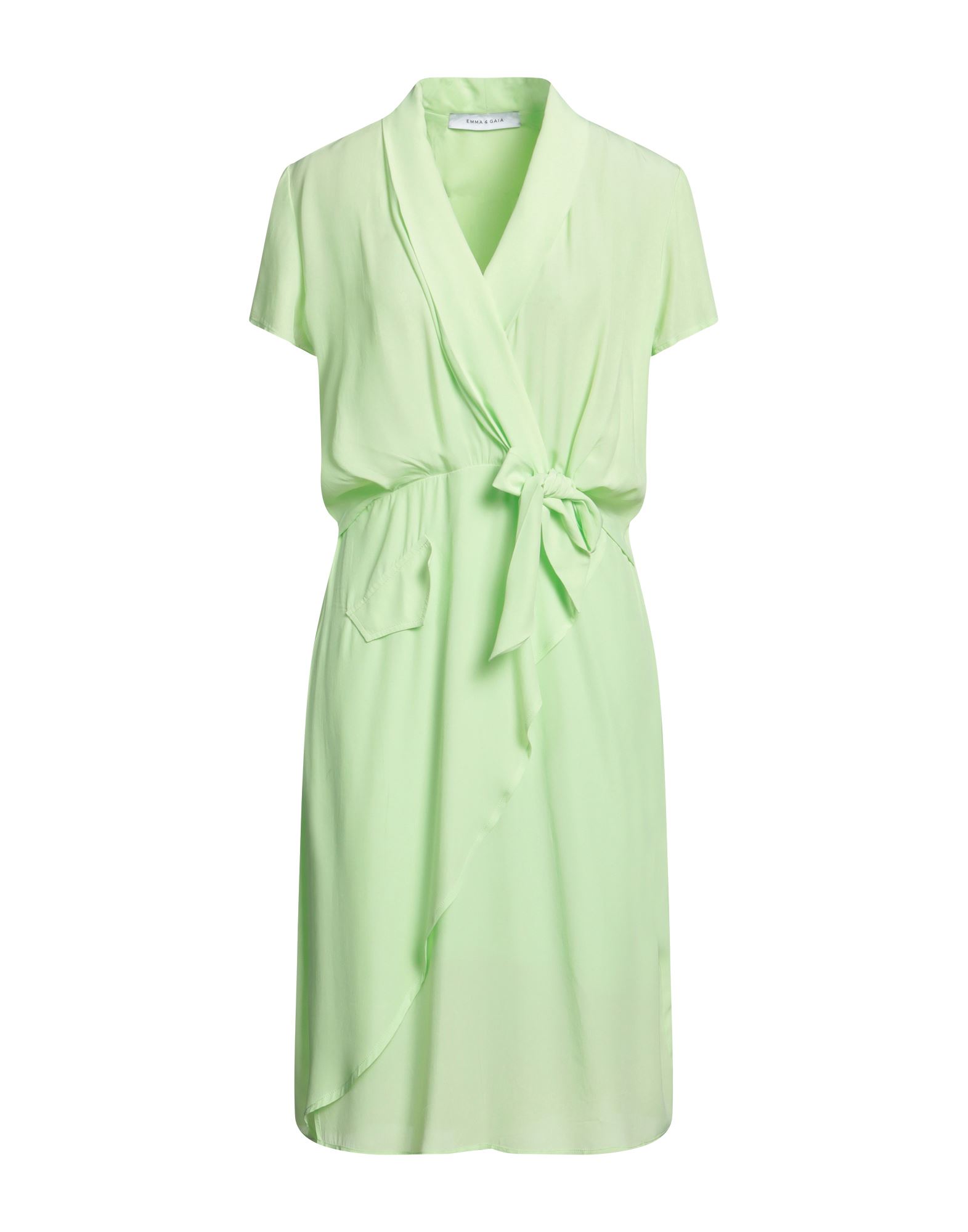 EMMA & GAIA Midi-kleid Damen Limettengrün EMMA & GAIA Midi-kleid Damen Limettengrün von EMMA & GAIA
