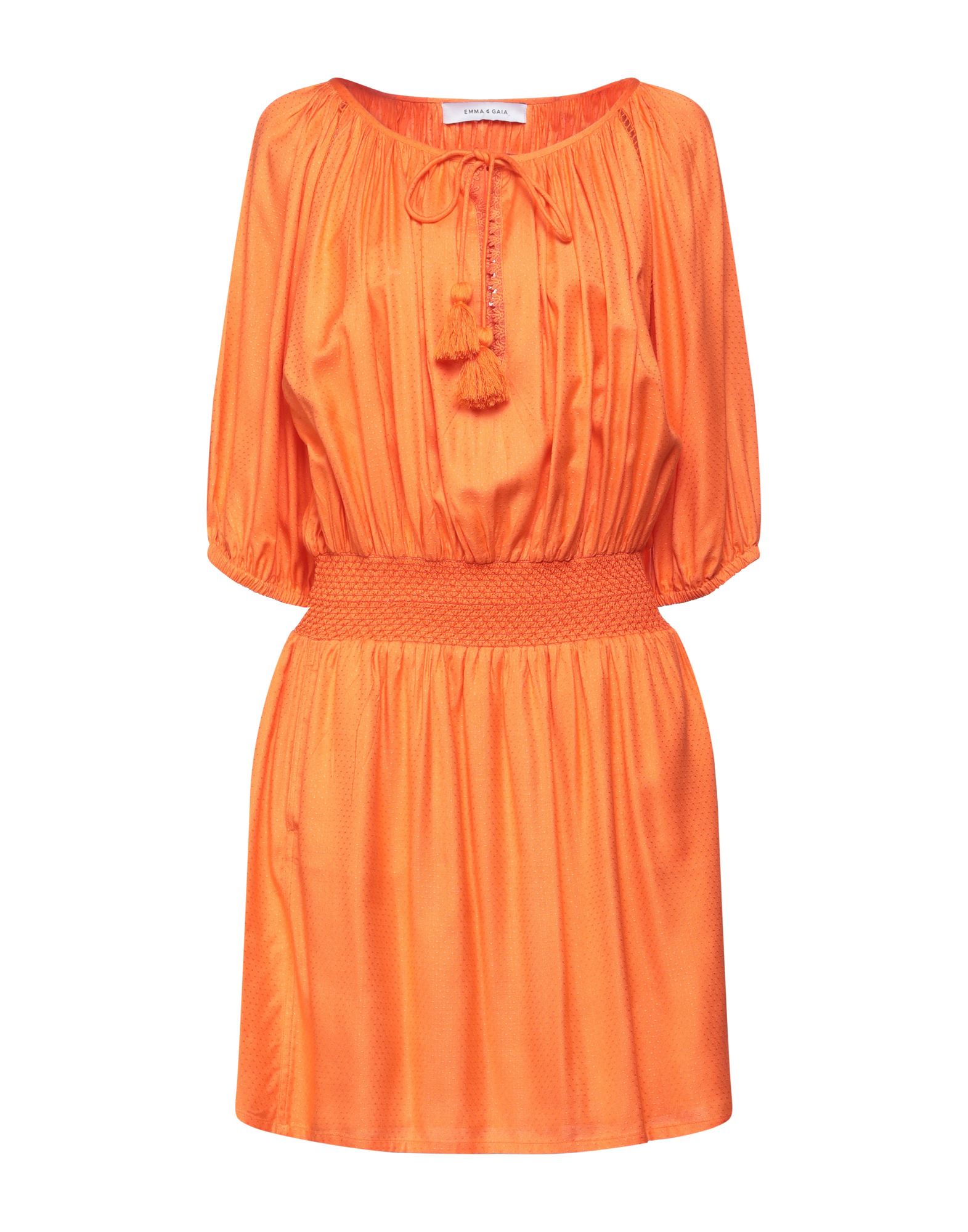 EMMA & GAIA Mini-kleid Damen Orange EMMA & GAIA Mini-kleid Damen Orange von EMMA & GAIA