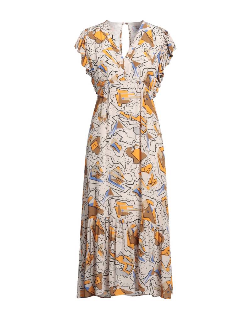 EMMA & GAIA Midi-kleid Damen Beige von EMMA & GAIA