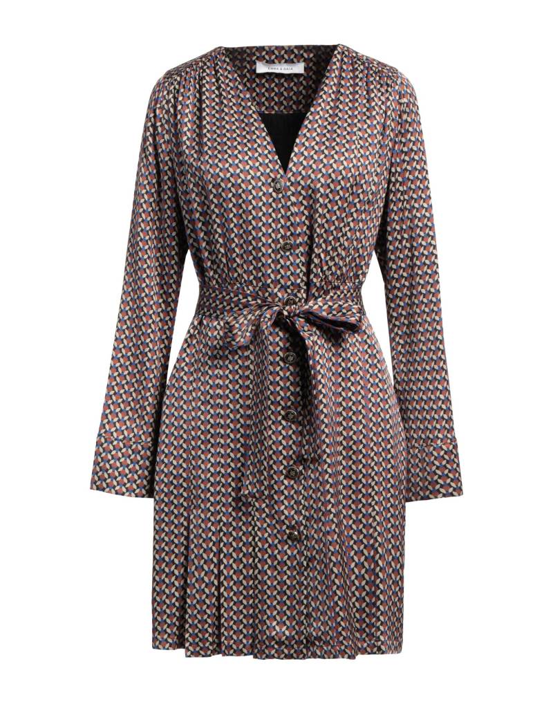 EMMA & GAIA Mini-kleid Damen Braun von EMMA & GAIA