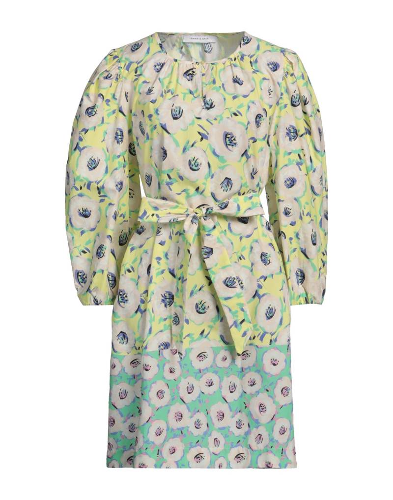EMMA & GAIA Mini-kleid Damen Pastellgelb von EMMA & GAIA