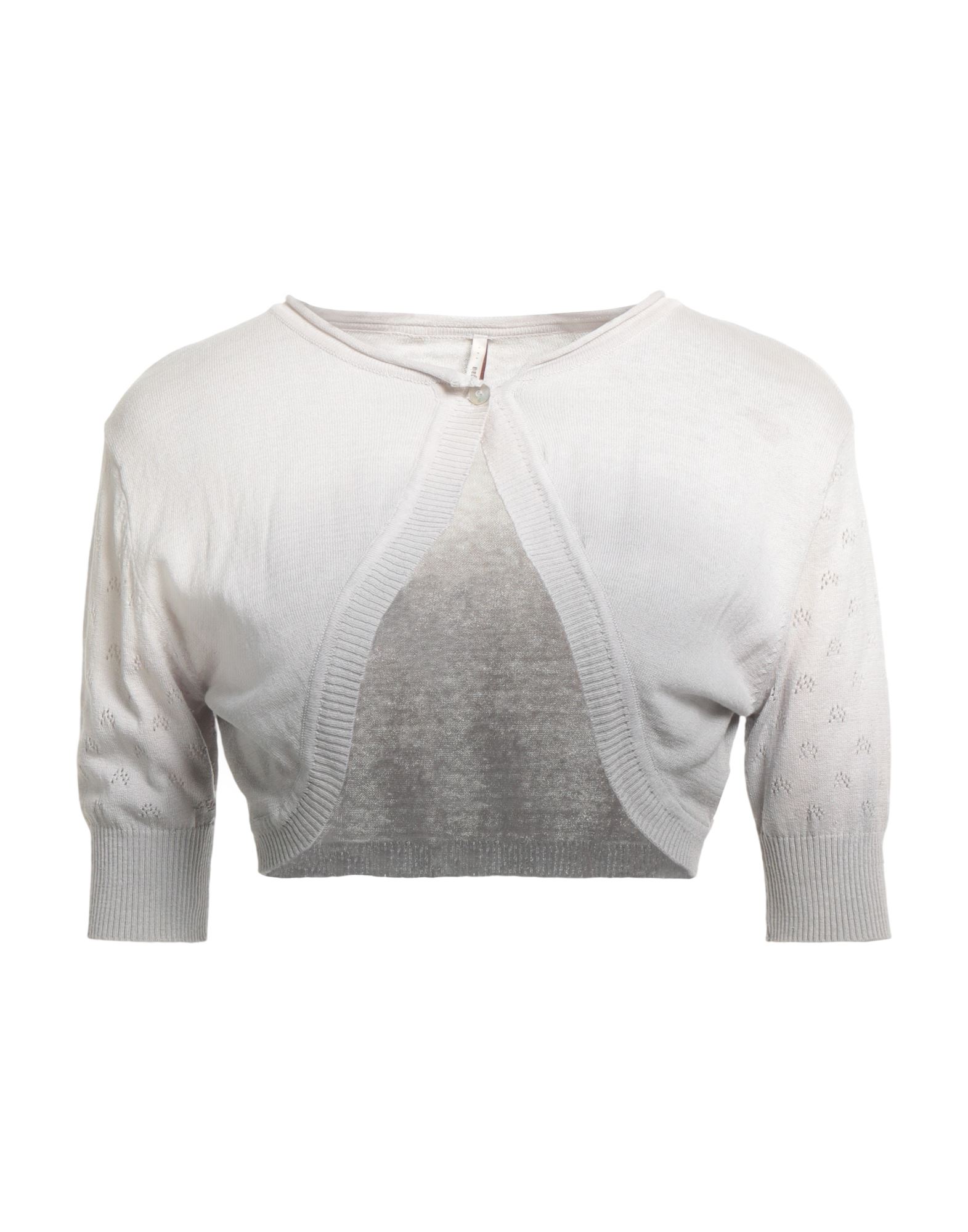 EMMA & GAIA Wickelpullover Damen Hellgrau von EMMA & GAIA