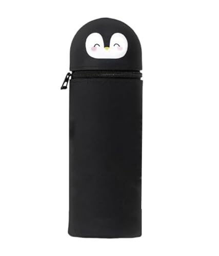 EMMALOUISESMITH 2 In 1 Kawaii Pencil Case, Soft Silicone Federmäppchen, federmappe mit 5 Bleistifte,Multifunktions Tiere Theme Pen Holder Zipper,stifte mäppchen Pinguin EMMALOUISESMITH 2 In 1 Kawaii Pencil Case, Soft Silicone Federmäppchen, federmappe mit 5 Bleistifte,Multifunktions Tiere Theme Pen Holder Zipper,stifte mäppchen Pinguin von EMMALOUISESMITH