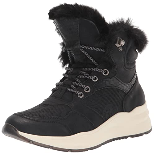 EMMSHU BY COOLWAY Damen Winter Bootie Stiefelette, Schwarz, 41 EU von EMMSHU BY COOLWAY
