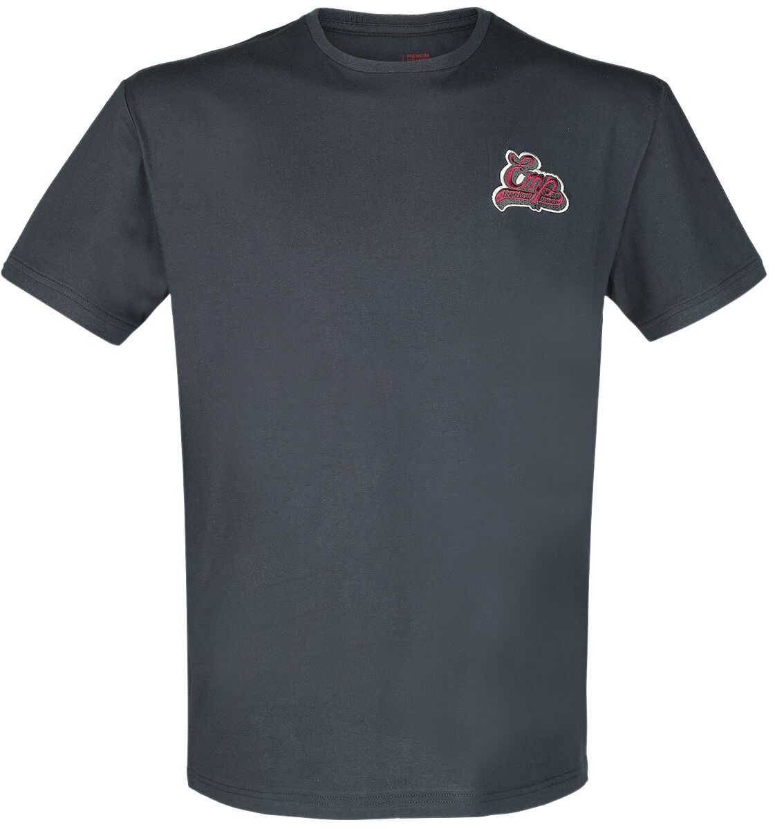 EMP Premium Collection T-Shirt - T-Shirt mit EMP Stickerei - S bis L - für Männer - Größe S - dunkelblau von EMP Premium Collection