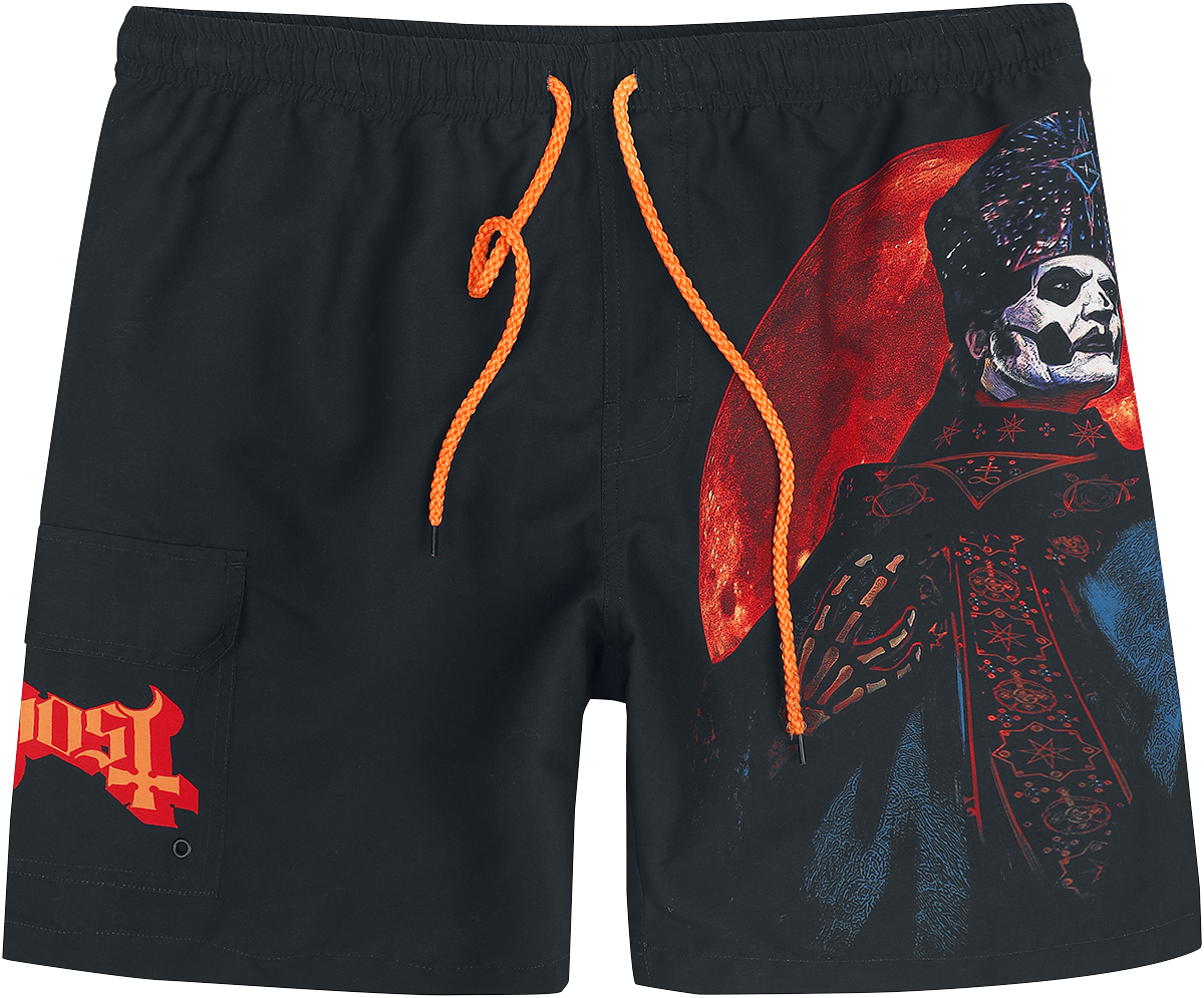 Ghost - EMP Signature Collection - Badeshort - schwarz - EMP Exklusiv! von EMP Signature Collection