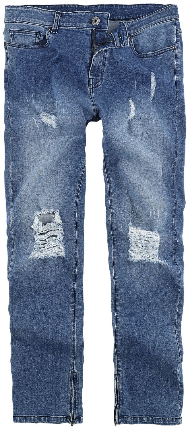 EMP Special Collection EMP Special Collection X Urban Classics Destroyed Jeans Unisex Jeans blau in W30L32 von EMP Special Collection