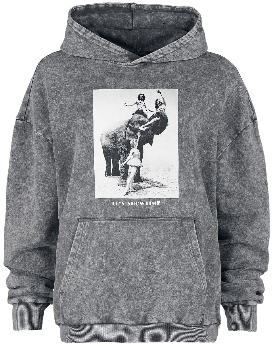 EMP Special Collection Kapuzenpullover - EMP Special Collection X Urban Classics Washed Hoody unisex - S bis XXL - für Damen - Größe S - grau von EMP Special Collection