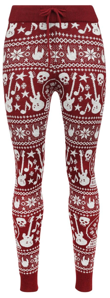 EMP Special Collection Leggings - EMP XMAS Special Collection - Leggings - S bis L - für Damen - Größe M - rot von EMP Special Collection