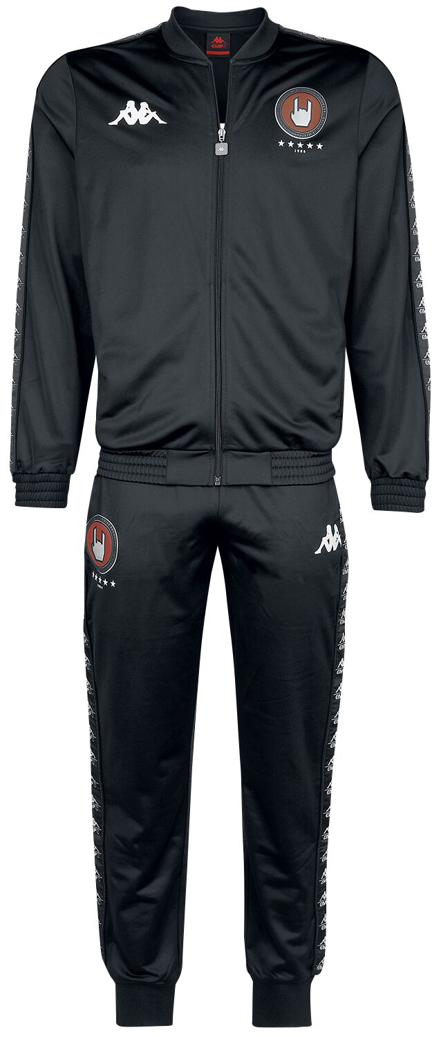 EMP Special Collection Trainingsanzug - Kappa X EMP Trainingsanzug - S - für Männer - Größe S - schwarz von EMP Special Collection