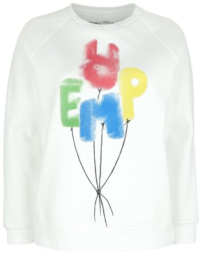 EMP Stage Collection Damen Sweatshirt mit EMP- Logo altweiß XL von EMP Stage Collection