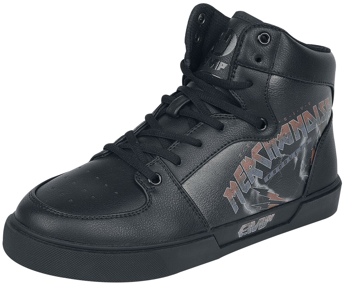 EMP Stage Collection - Gothic Sneaker high - HighCut Sneaker - EU37 bis EU46 - Größe EU42 - schwarz von EMP Stage Collection