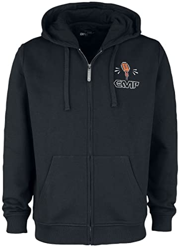 EMP Stage Collection Herren Kapuzenjacke mit Rockhand Motiv und EMP Logo schwarz XXL von EMP