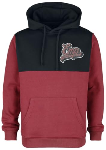 EMP Stage Collection Herren Kapuzenpullover mit Vintage EMP- Logo schwarz/orange M von EMP