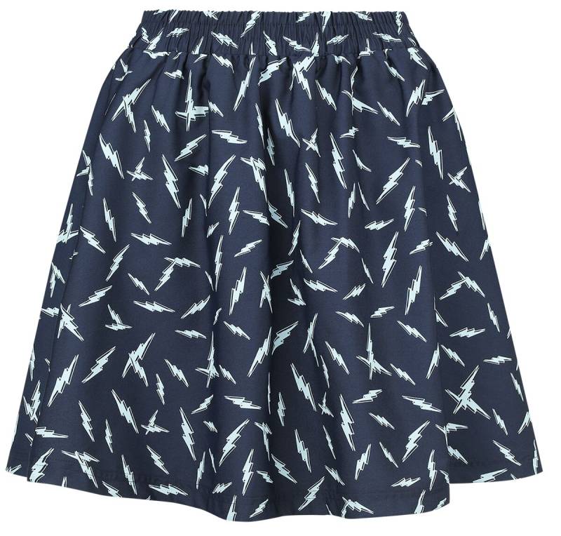 EMP Stage Collection Lightning Skirt Kurzer Rock blau in XXL von EMP Stage Collection