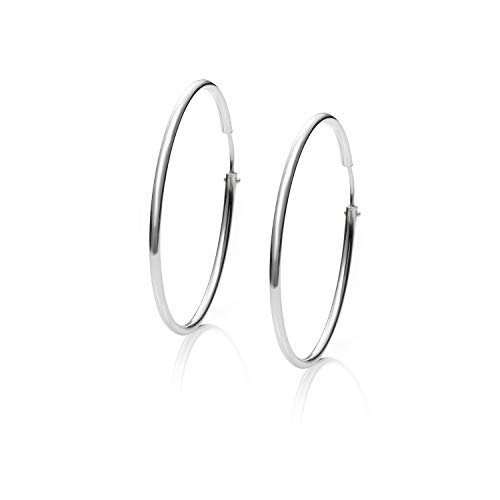 EMPATHY JEWELS - Creolen Silber 925 - Ohrringe Mädchen- Silber Ohrringe damen 925- Modeschmuck Ohrringe - Geschenk für Frauen 22-25-30-35-40-50-60-70 und 80 mm EMPATHY JEWELS - Creolen Silber 925 - Ohrringe Mädchen- Silber Ohrringe damen 925- Modeschmuck Ohrringe - Geschenk für Frauen 22-25-30-35-40-50-60-70 und 80 mm von EMPATHY JEWELS