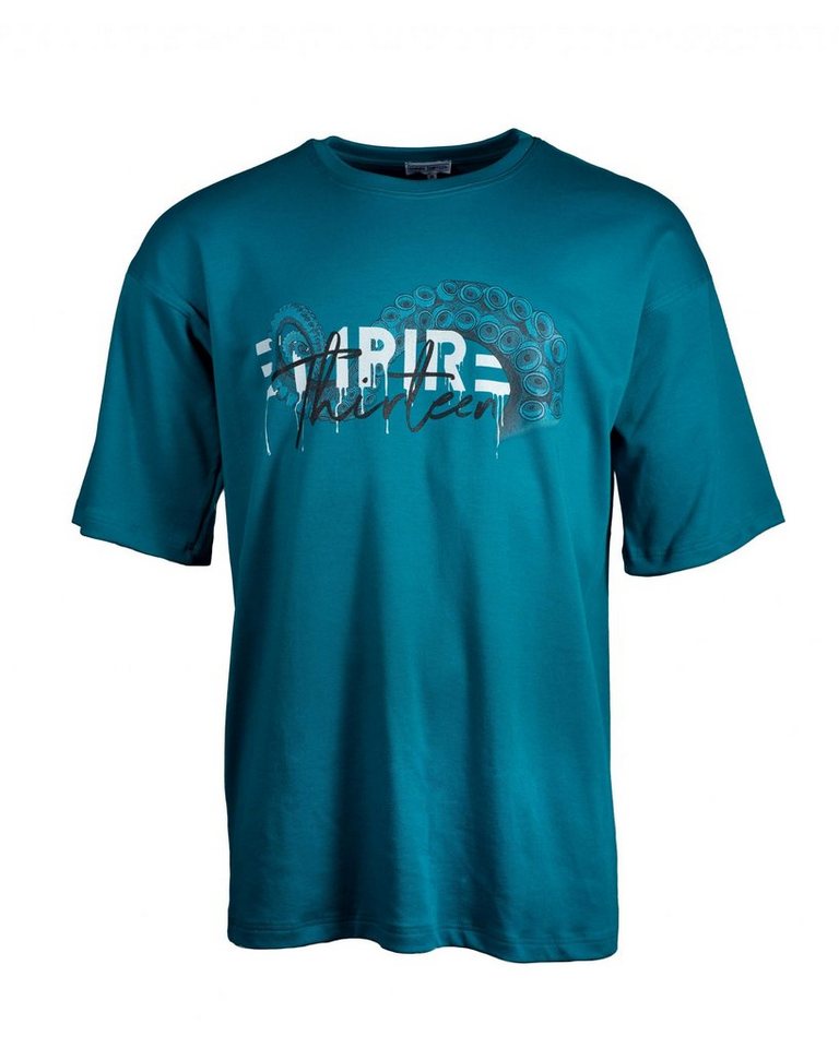 EMPIRE-THIRTEEN Oversize-Shirt DRIPPING OCTOPUS Print auf Vorderseite von EMPIRE-THIRTEEN