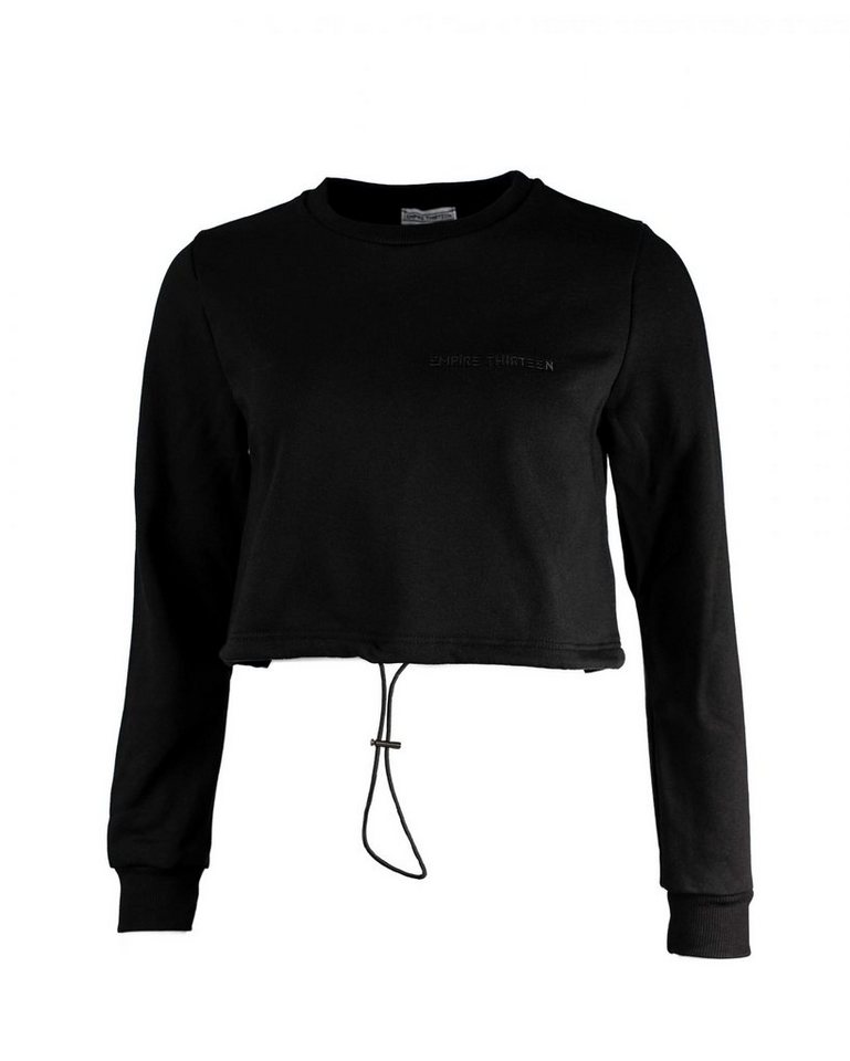 EMPIRE-THIRTEEN Rundhalspullover CROPPED PULLOVER "EMPIRE" kurz von EMPIRE-THIRTEEN
