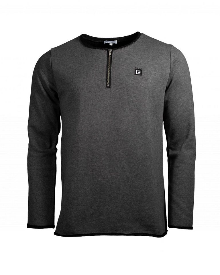 EMPIRE-THIRTEEN Sweater "EMPIRE" BASIC SWEATER MEN schwarzer Futterfaden von EMPIRE-THIRTEEN