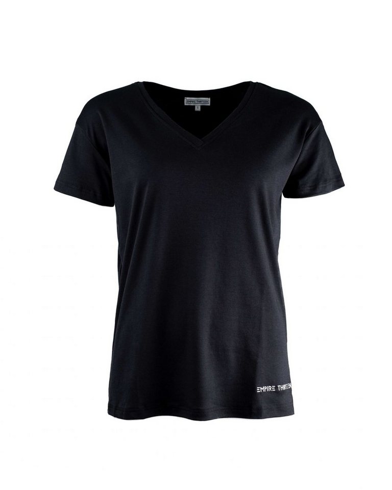 EMPIRE-THIRTEEN T-Shirt "EMPIRE-THIRTEEN" V-NECK SHIRT LADIES V-Ausschnitt von EMPIRE-THIRTEEN