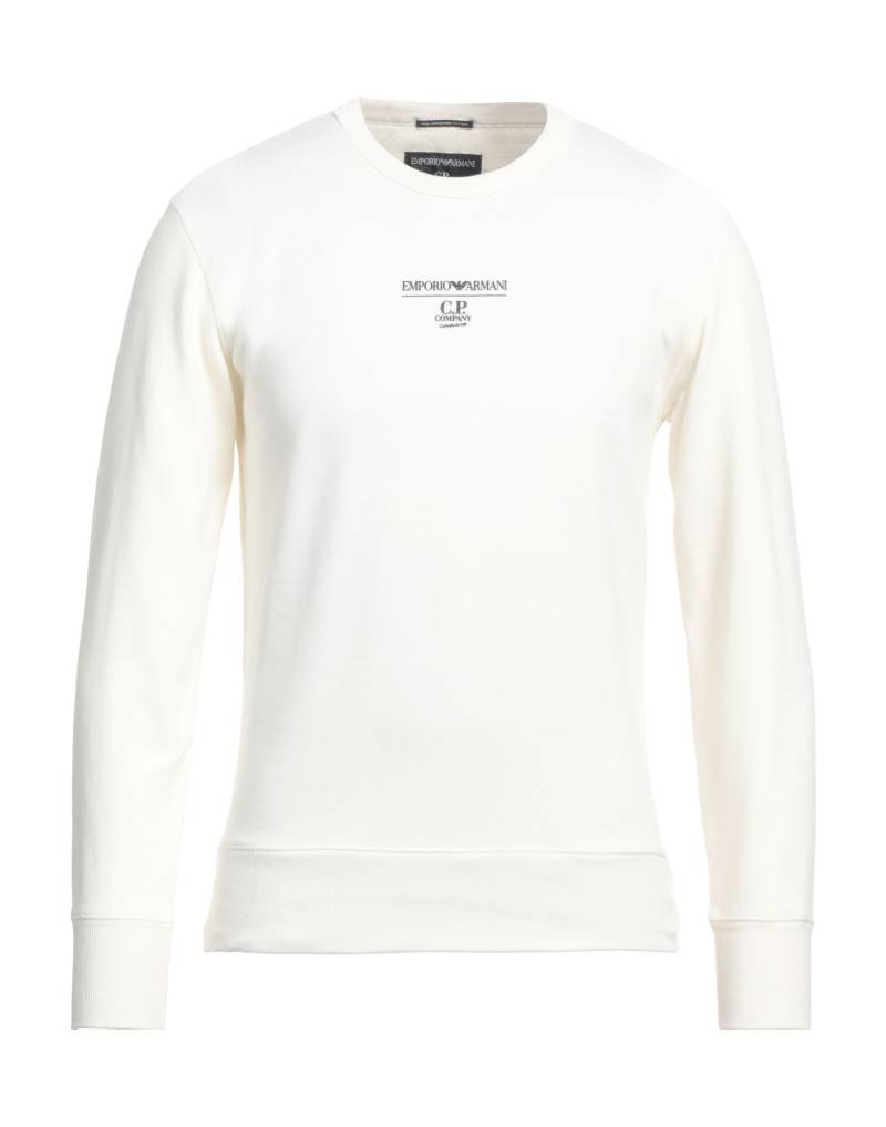 EMPORIO ARMANI for C.P. COMPANY Sweatshirt Herren Elfenbein von EMPORIO ARMANI for C.P. COMPANY