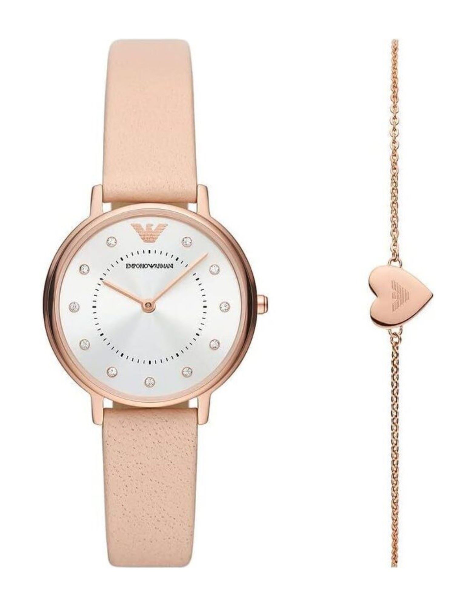 EMPORIO ARMANI Armbanduhr Damen Rosa von EMPORIO ARMANI