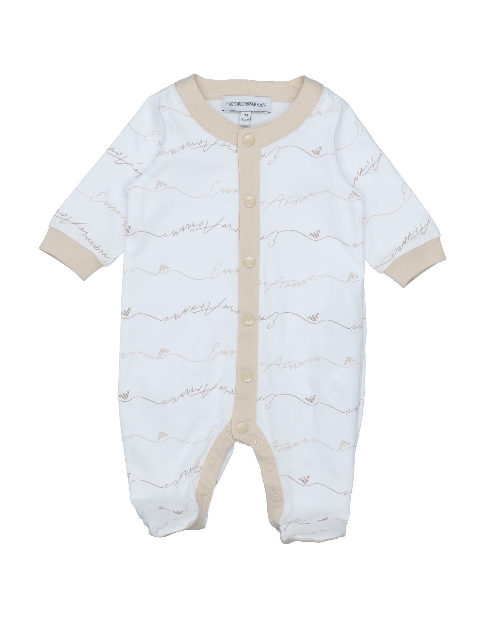 EMPORIO ARMANI Babystrampler & -latzhosen Kinder Beige von EMPORIO ARMANI