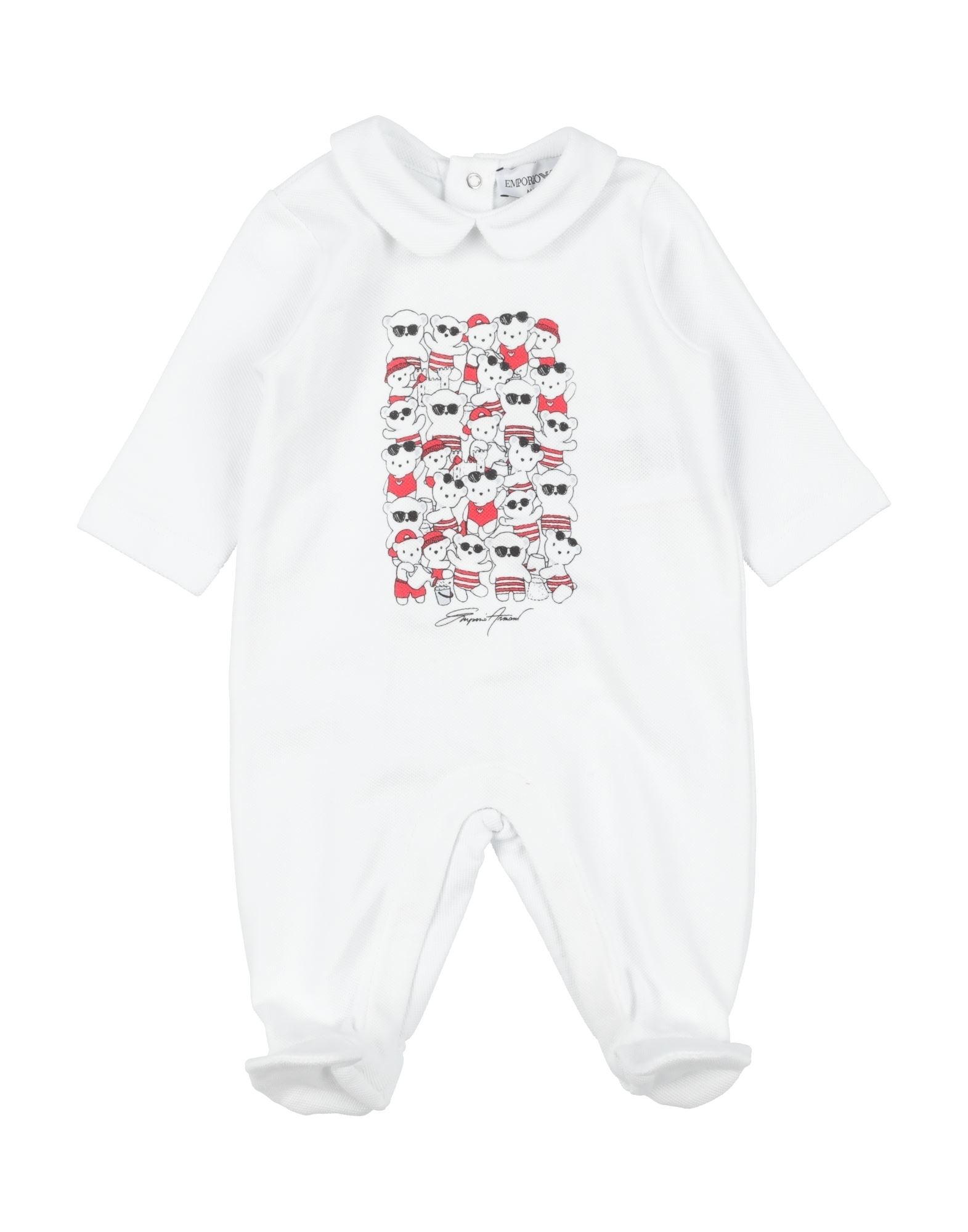 EMPORIO ARMANI Babystrampler & -latzhosen Kinder Weiß von EMPORIO ARMANI