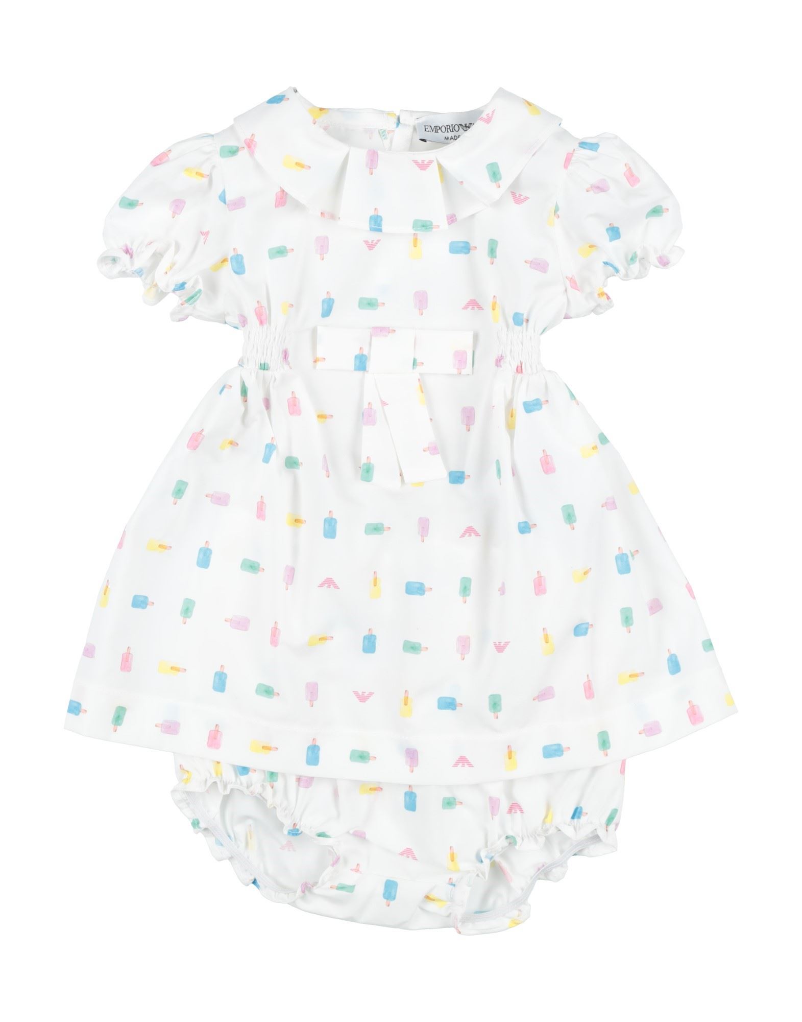 EMPORIO ARMANI Babykleid Kinder Weiß von EMPORIO ARMANI