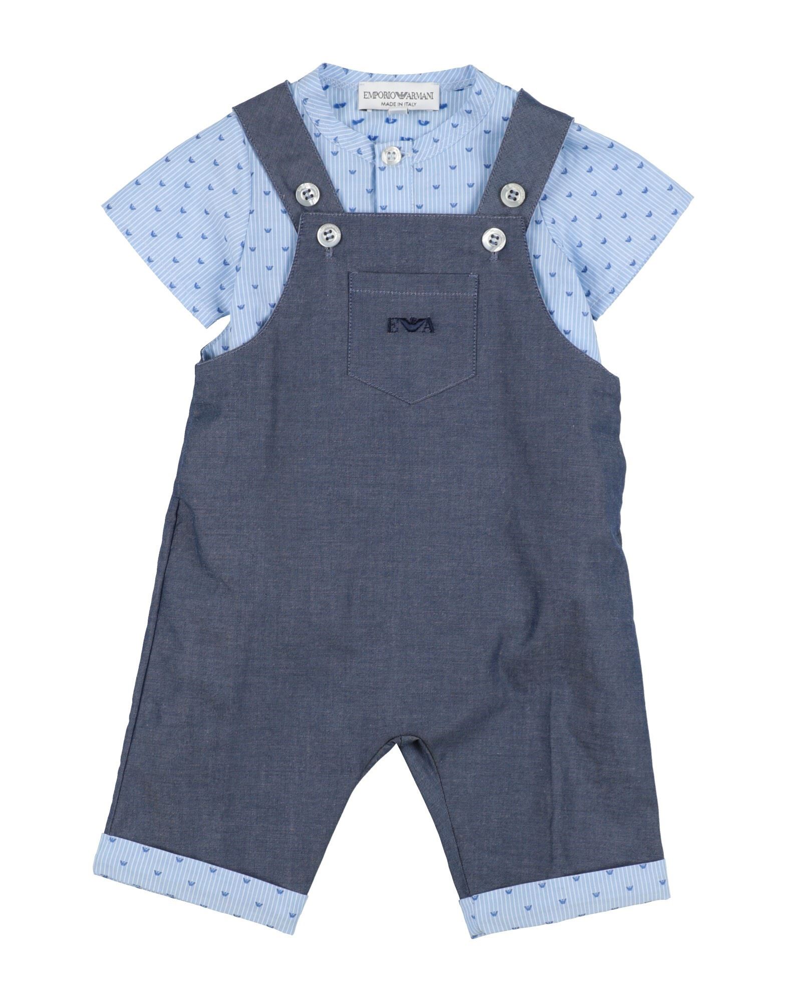 EMPORIO ARMANI Babystrampler & -latzhosen Kinder Blau von EMPORIO ARMANI