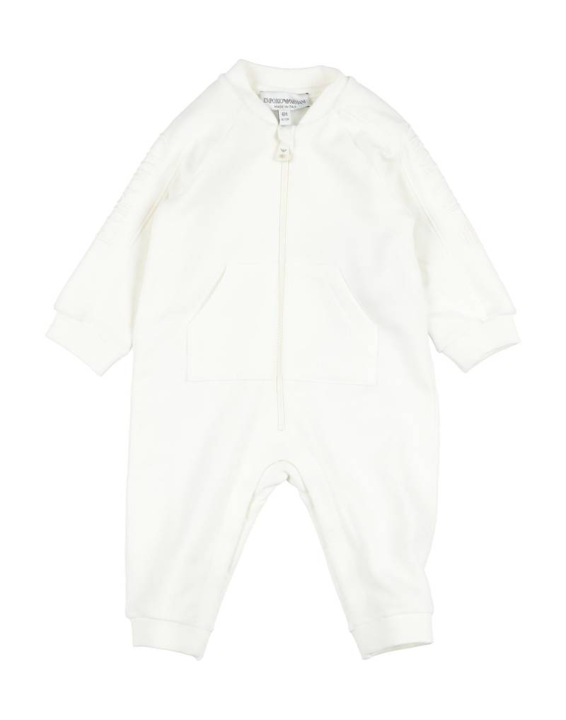 EMPORIO ARMANI Babystrampler & -latzhosen Kinder Elfenbein von EMPORIO ARMANI